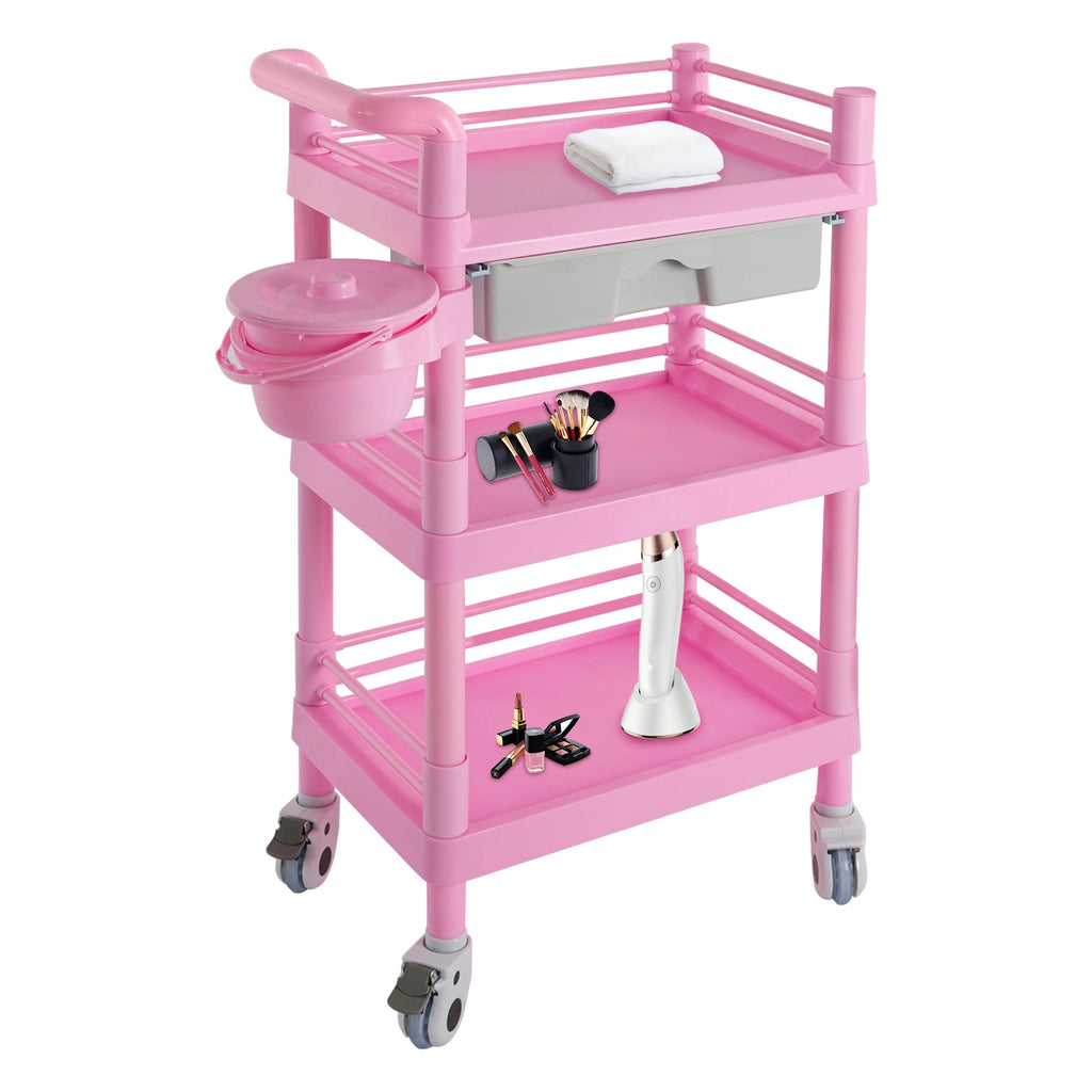 PINK PINKY 3 Tier Wig Trolley