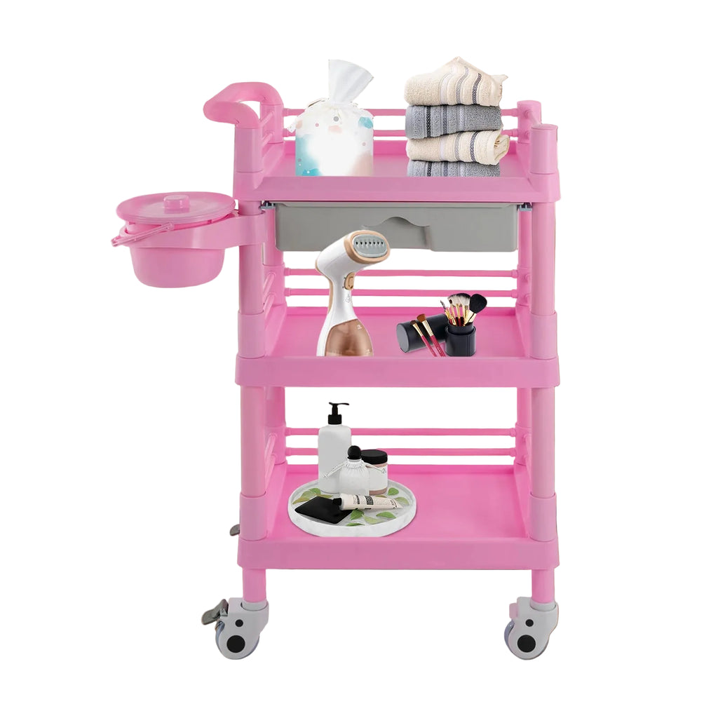 PINK PINKY 3 Tier Wig Trolley