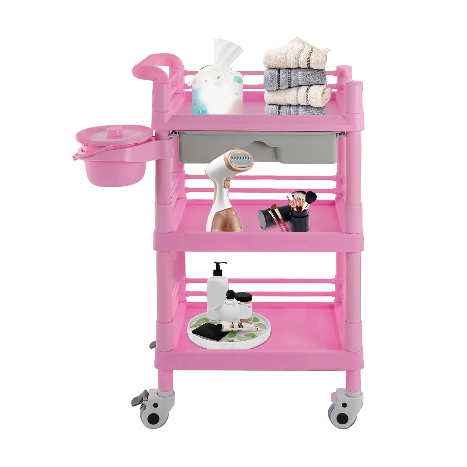 PINK PINKY 3 Tier Wig Trolley