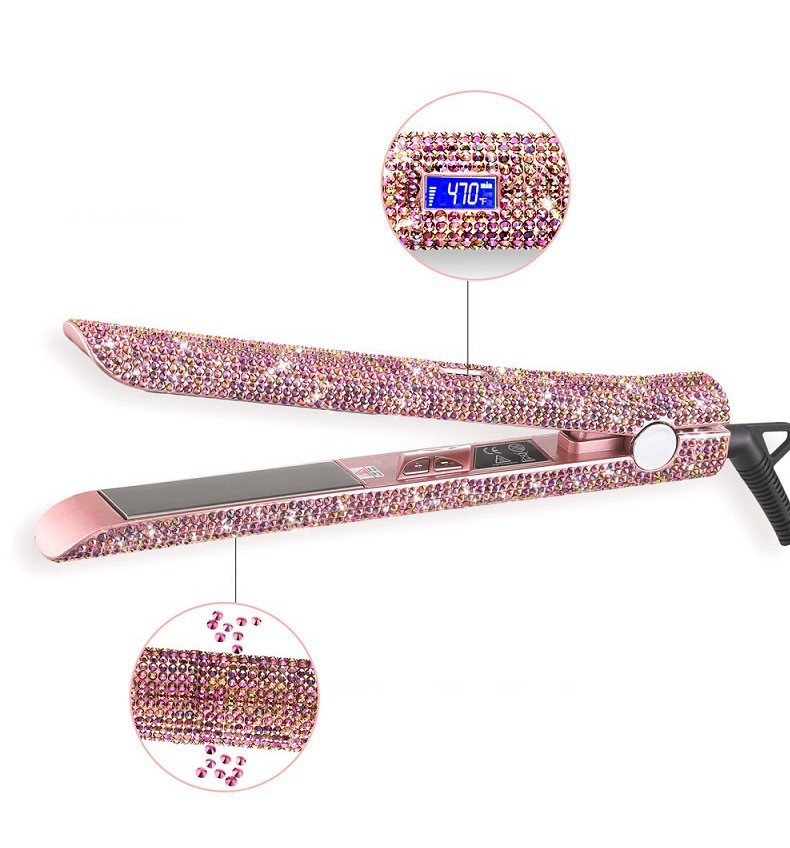This Is A Bedazzled Flat Iron